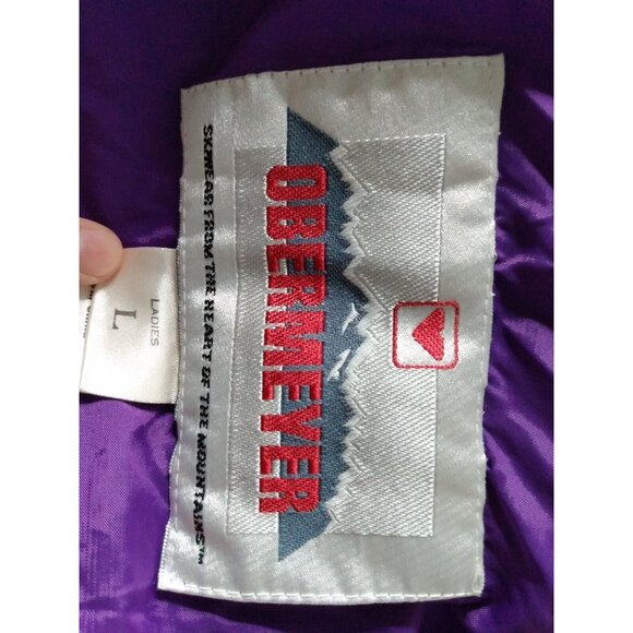 Obermeyer New Arc Womens Sz L  Ski Jacket Pullover Windbreaker Half Zip Printed - Picture 4 of 6